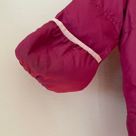 Pink REI Down Filled Bunting snowsuit. Size 12 months. - Picture 7 of 8
